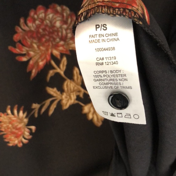 Floral Tie-Front Blouse from Dynamite - Picture 8 of 8